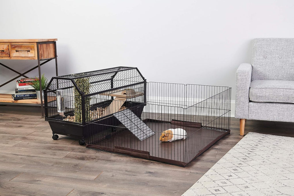 Oxbow Play Yard Floor Cover, Guinea Pig Cage Liner, Leakproof, 39 x 35 in