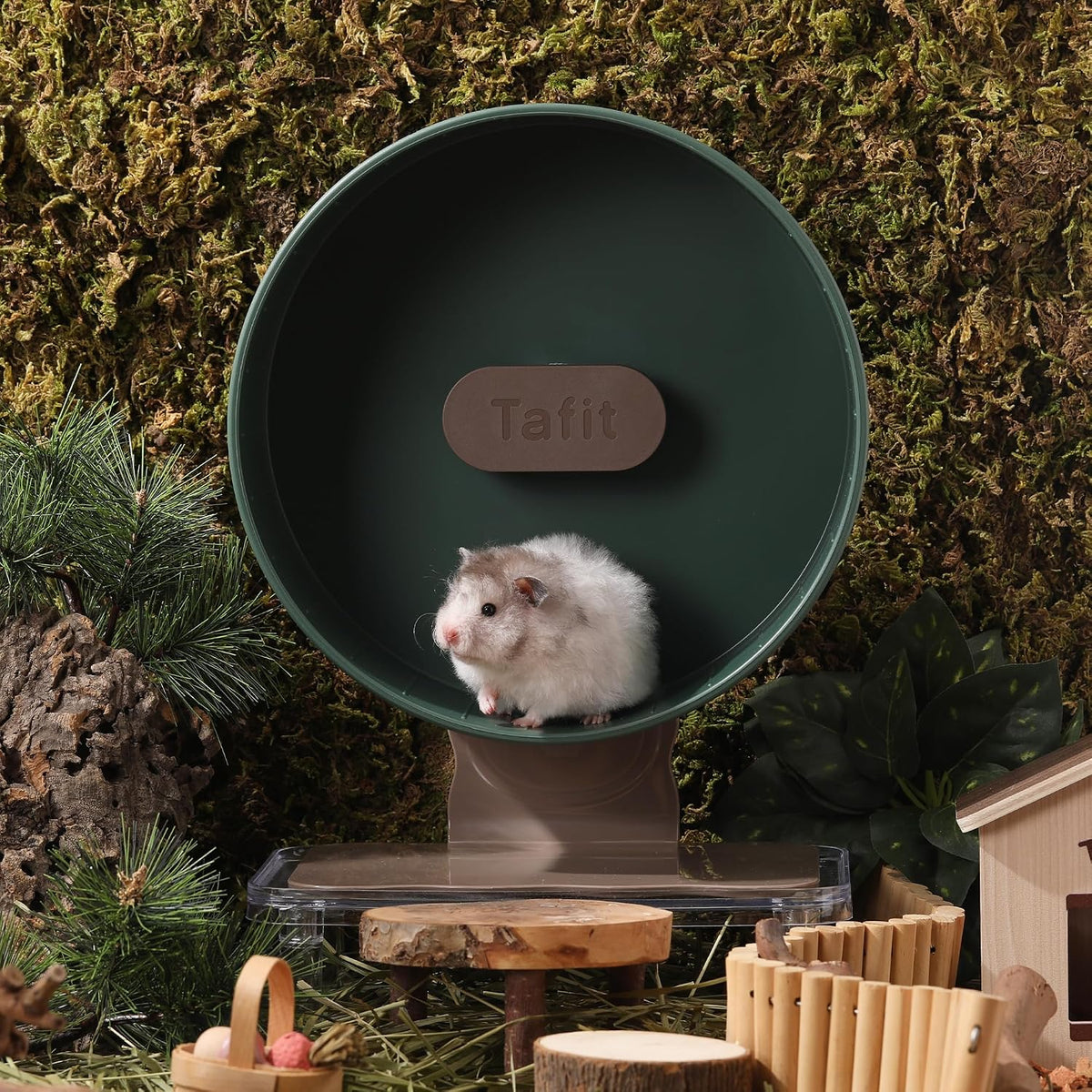 Super‑Silent Hamster Exercise Wheel – 8.66‑inch Quiet Running Spinner