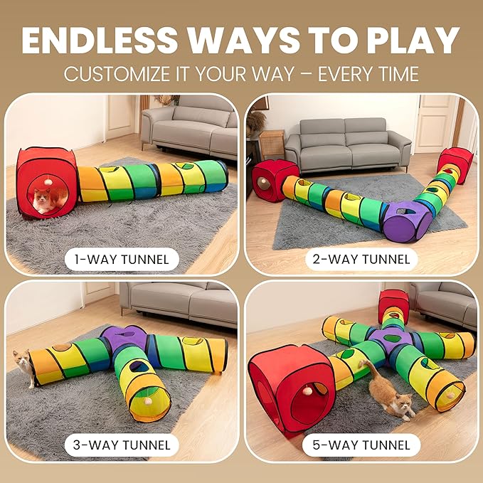 Genius Cat Tunnels for Indoor Cats - Image 2