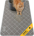 Conlun Cat Litter Mat Litter Trapping Mat, 35" x 23" Premium Durable PVC Grid Mesh with Scatter Control, Non-slip, Less Waste Cat Litter Box Mat, Soft on Kitty’s Paws, Urine Waterproof