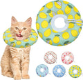 Cat Cone Collar Soft, Adjustable Cat Recovery Collars Kitten Cones to Stop by Seyezo