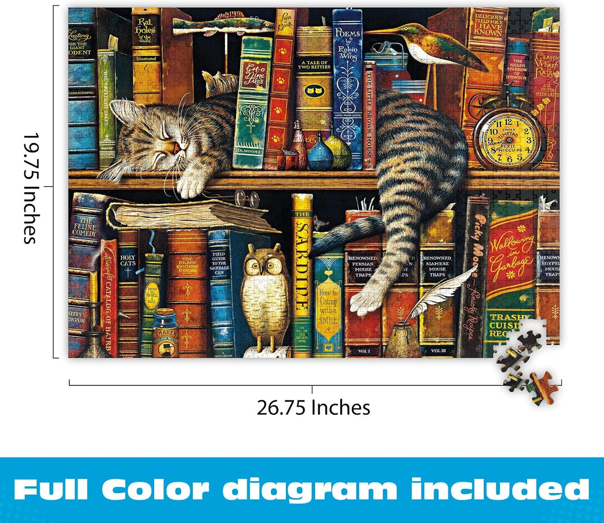 Buffalo Games Charles Wysocki, Frederick the Literate, 1000 Piece Puzzle