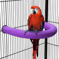 U Shape Parrot Perch Stand Toy Bird Platform Sand Paw Grinding Clean Stick by FrgKbTm