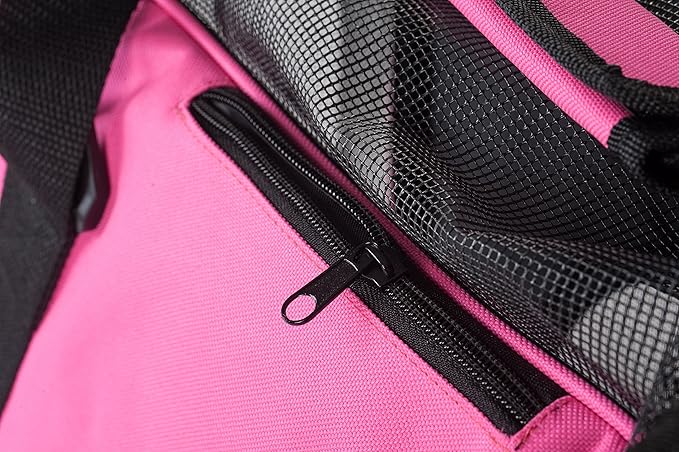 Pawer Soft-Sided Pet Carrier for Cat and Small Dog, Hot Pink Color, Medium Size - Image 7