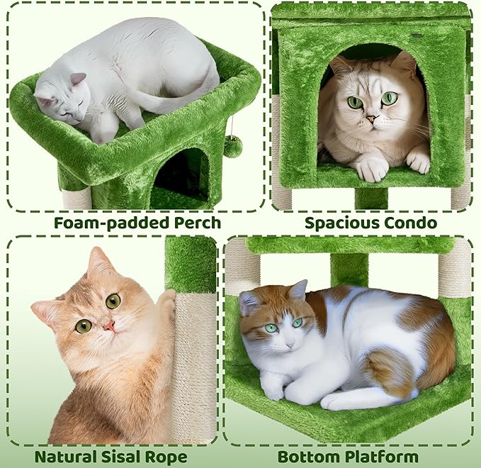 Yaheetech 23.5in Cat Tree, Cute Cat Tower - Image 4