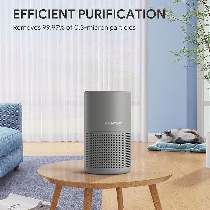 FULMINARE Air Purifiers for Bedroom H13 True HEPA Air Filter, Quiet Air Cleaner - Image 6
