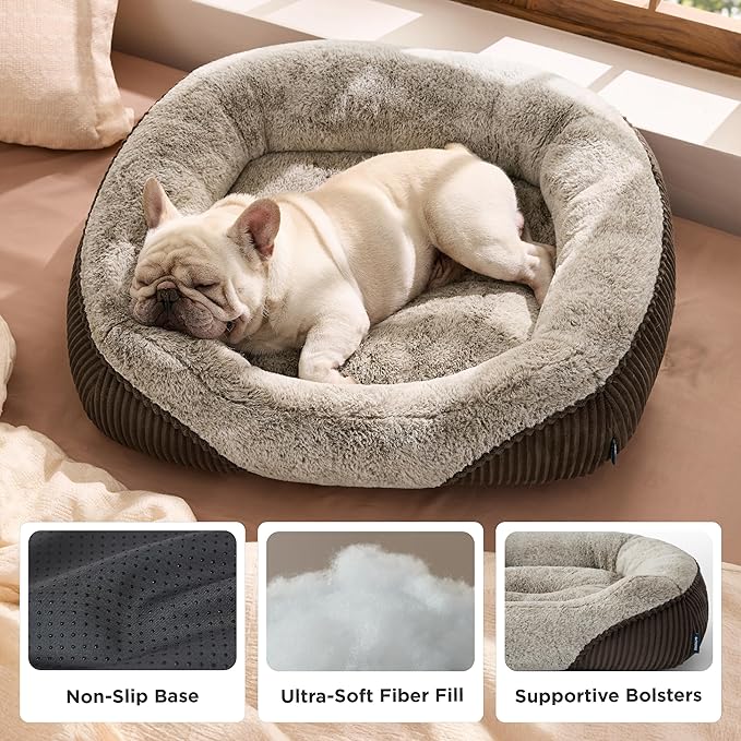 Bedsure Washable Dog Bed Medium Size Dog - Image 3