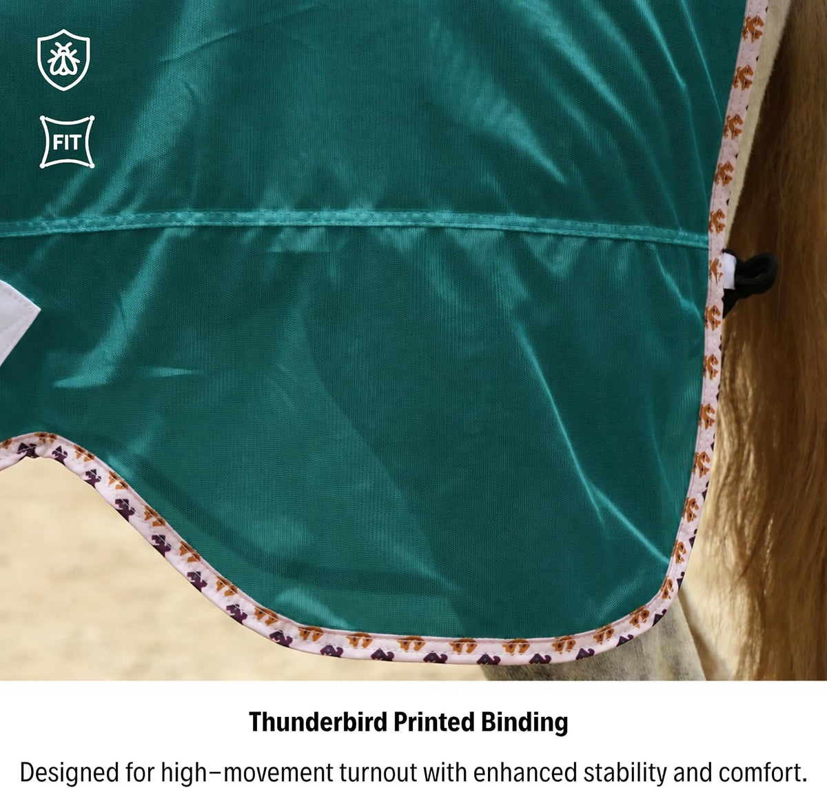 BARN & STABLE Breathable and UV Protective Tear-Resistant Mesh Horse Fly Sheet Comfy Equine Summer Sheet with Removable Web Leg Straps