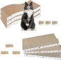 PatiencET Cardboard Cat Scratcher Pads, Catnip Included, by patiencET