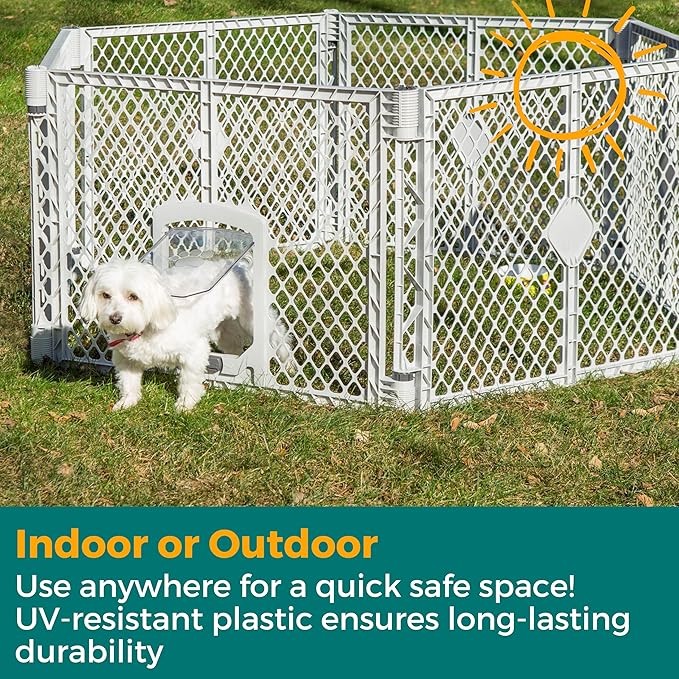 MyPet Petyard Passage: 5.5 Ft. Wide Customizable Folding Dog Playpen - Image 7