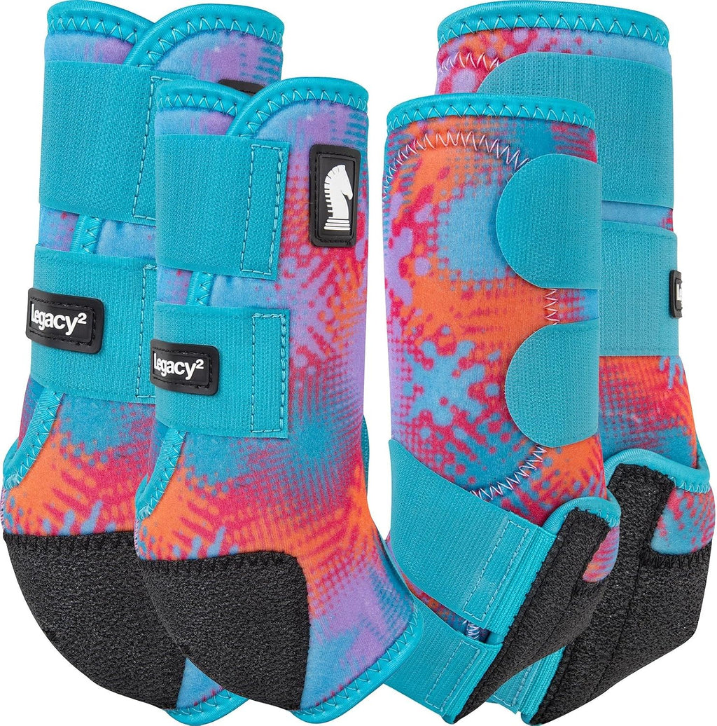 Classic Equine Legacy2 Support Boots, Front and Hind