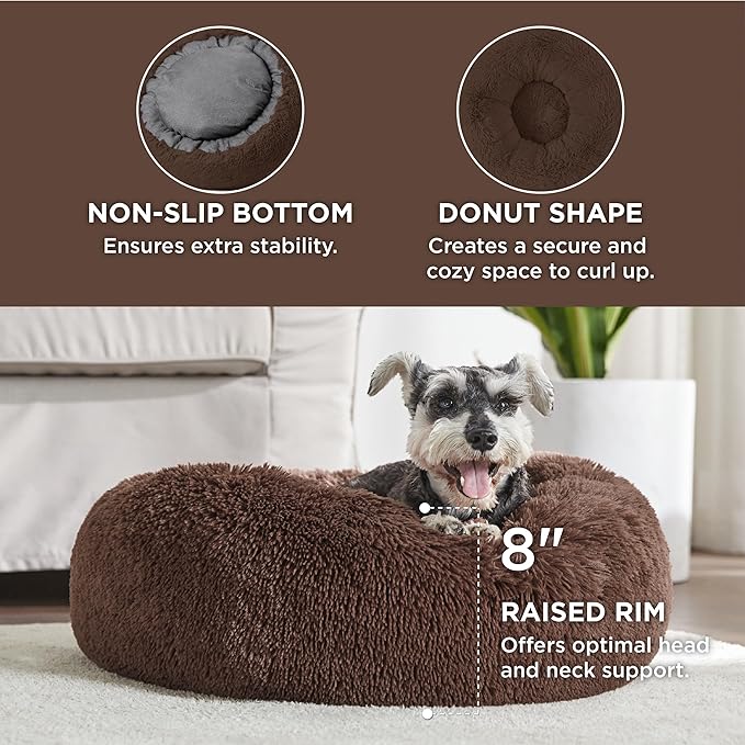 Bedsure Calming Dog Bed for Small Dogs - Image 3
