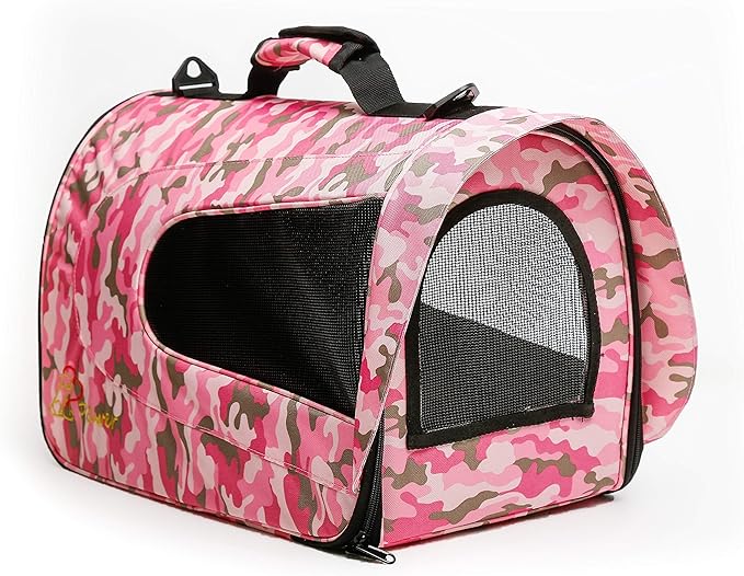 Pawer 18” x 11”x 11” Soft-Sided Foldable Airline Approved Pet Carrier - Image 4