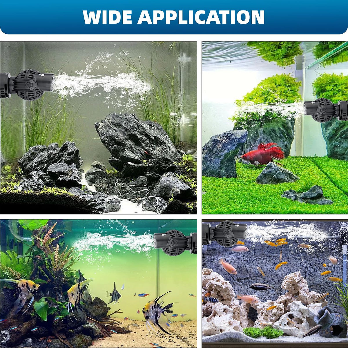 Wave Maker for Aquarium Powerhead: 1060GPH Wavemaker