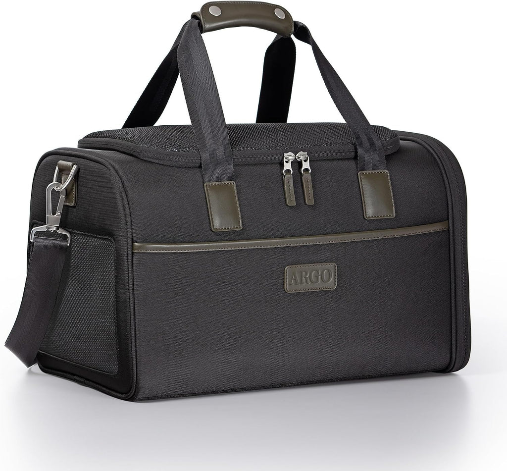 Argo Softsided Pet Carrier - Pawsport to Adventure - Dog Carrier, Travel, Trip, Durable Zippers and Mesh