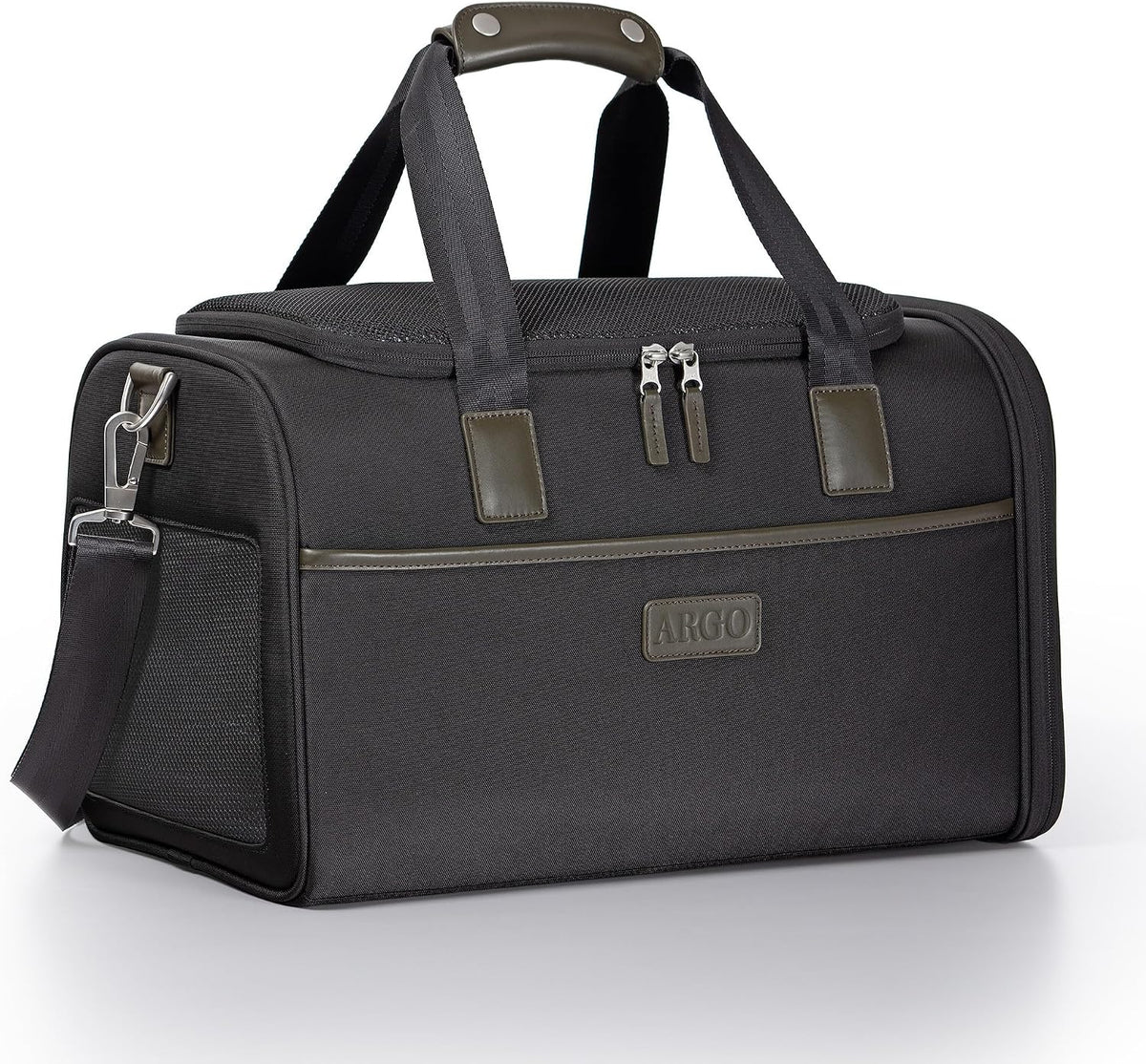 Argo Softsided Pet Carrier - Pawsport to Adventure - Dog Carrier, Travel, Trip, Durable Zippers and Mesh