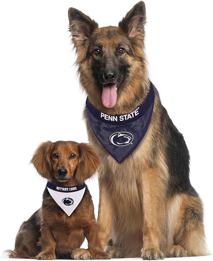 Pets First Collegiate Pet Accessories, Reversible Bandana, Penn State Nittany - Image 5