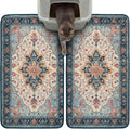 Hompet Cat Litter Mat 2 Pack, 18x28 Machine Washable Trapping Mats for Cats, Super Absorbent & Urine-Proof Cat Litter Box Mat for Floor, Waterproof & Non Slip Kitty Litter Rug
