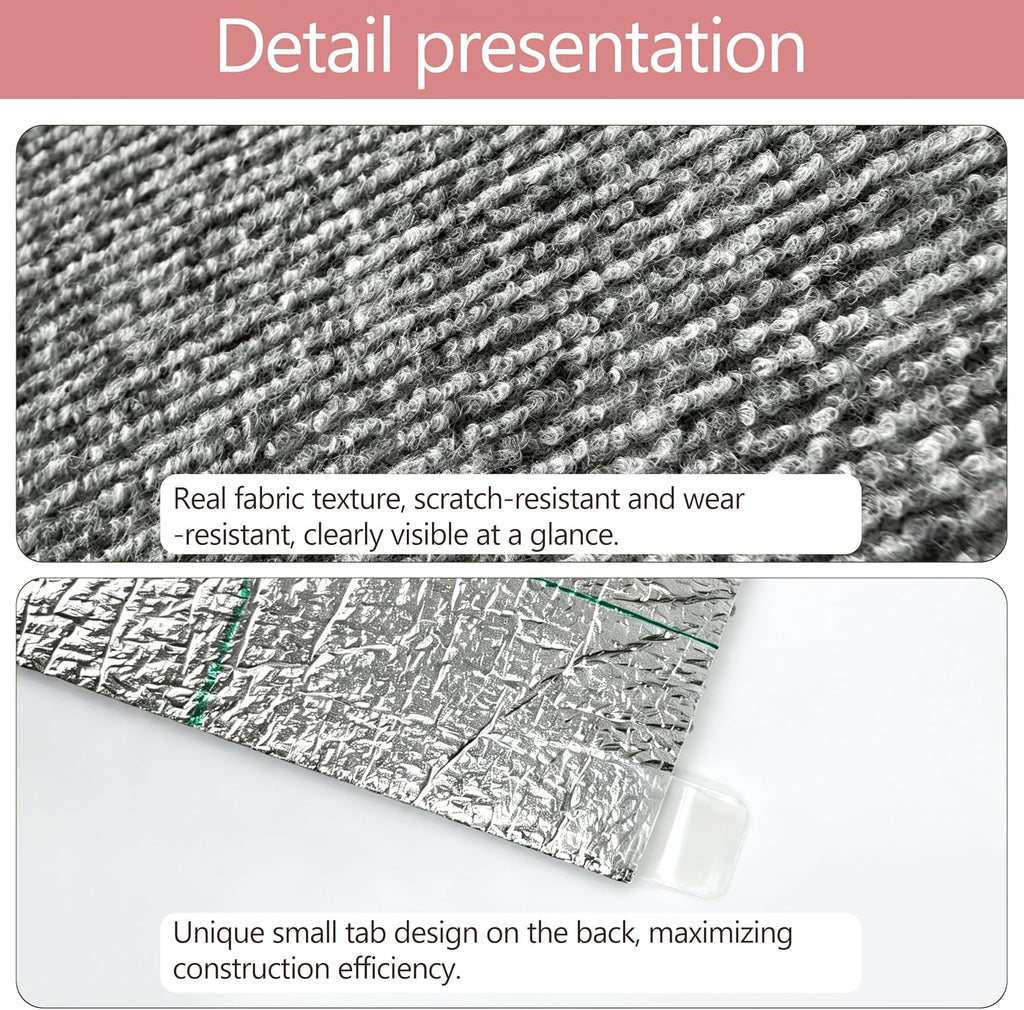 9Pcs Grey Cat Scratch Protector,11.8"x15.8" 4mm Scratch Pad for Cats