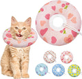Cat Cone Soft Collar, Adjustable Cat Recovery Collar by Seyezo