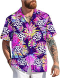 Custom Hawaiian Shirt with Face Photo Picture by GLOXO