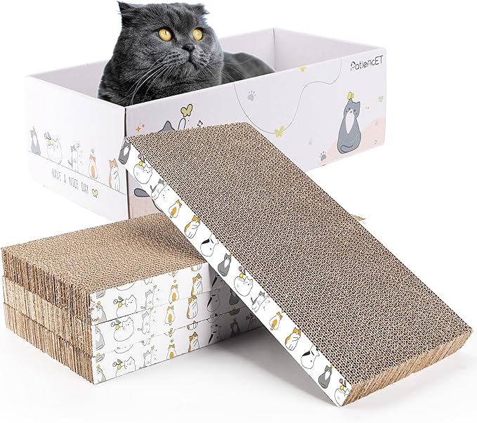 PatiencET 4 Pack Cat Scratch Pad by patiencET