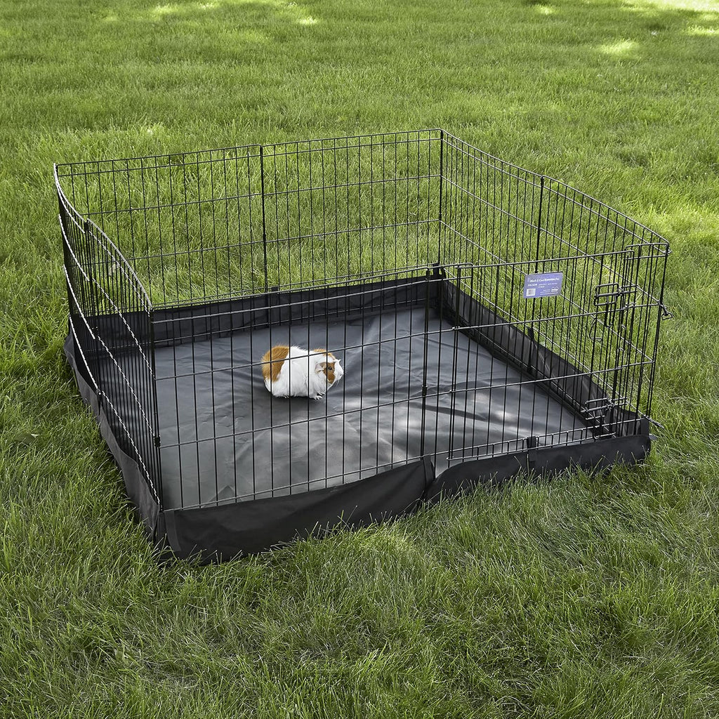 MidWest Homes for Pets Square Exercise Pen Fabric Mesh Bottom