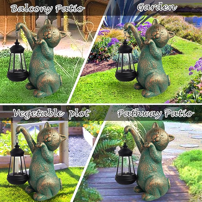 Cat Garden Statue Outdoor Décor - Image 7