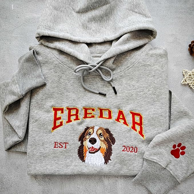 NAZENTI Custom Dog Mom Embroidered Sweatshirt - Image 5