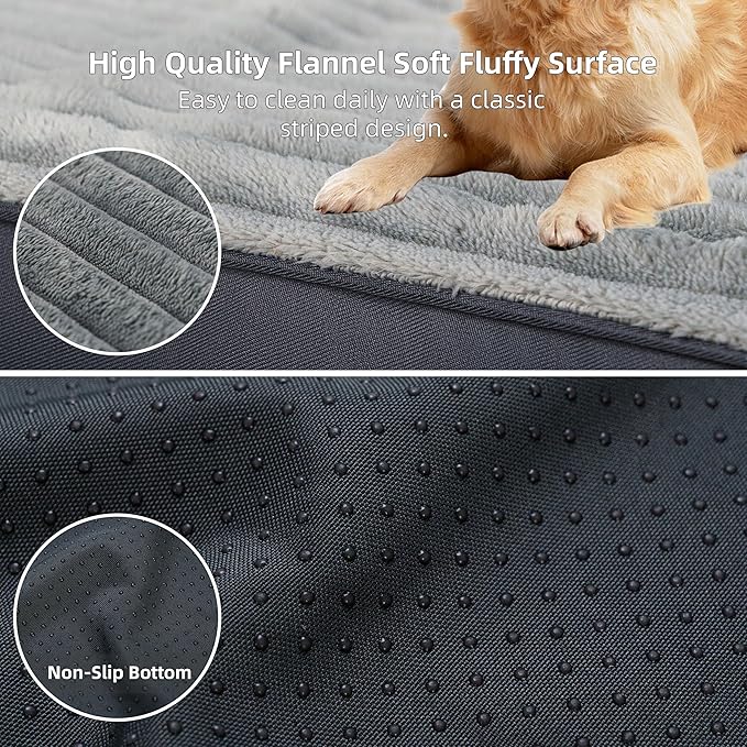 Small Dog Bed Sized Dogs, Orthopedic Flannel Pet Bed - Image 4