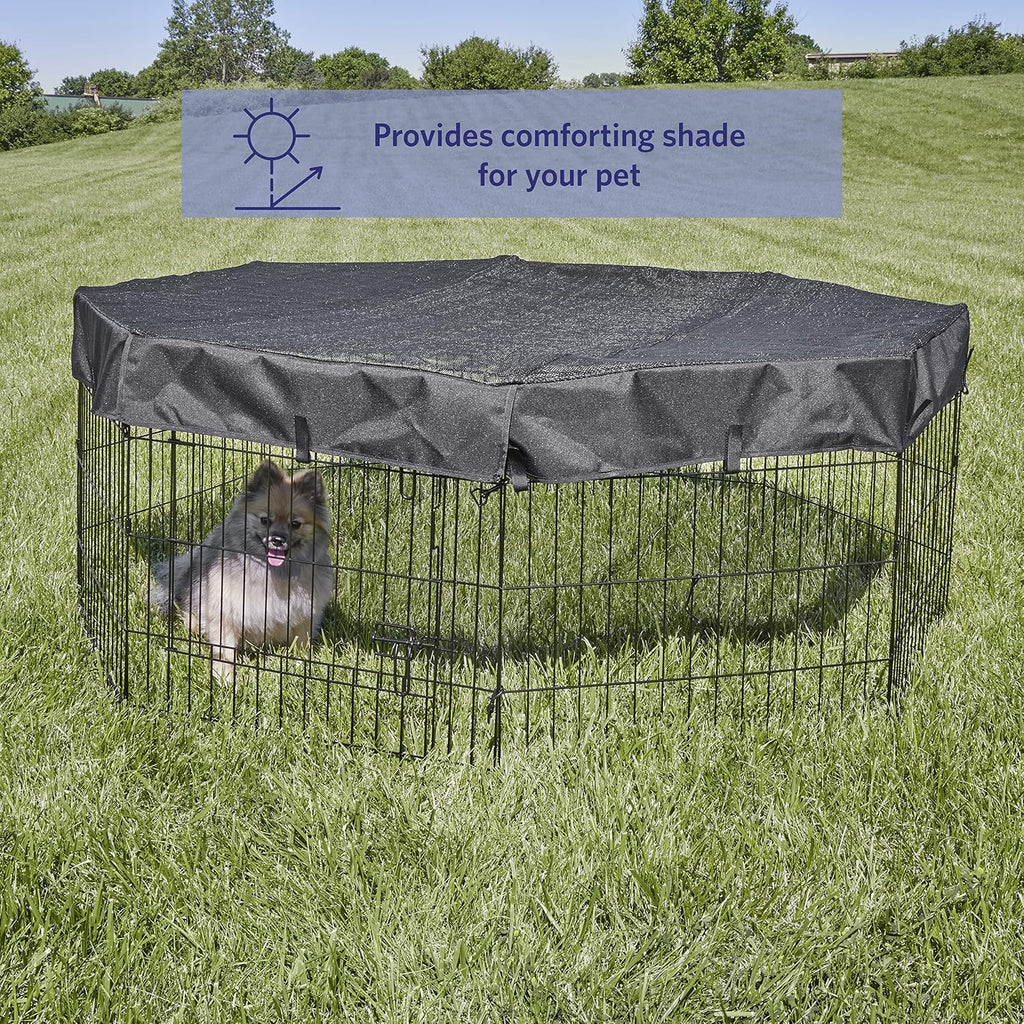 MidWest Homes for Pets Octagon Exercise Pen Fabric Mesh Top