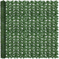 Artificial Ivy Privacy Fence Wall Screen: 72 x144 in UV-Anti Faux Greenery by ODTORYHOME
