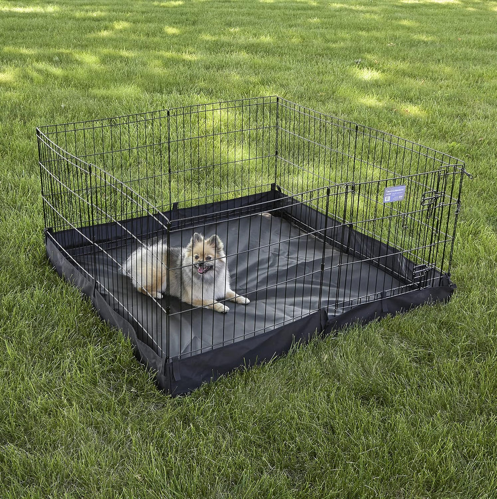 MidWest Homes for Pets Square Exercise Pen Fabric Mesh Bottom