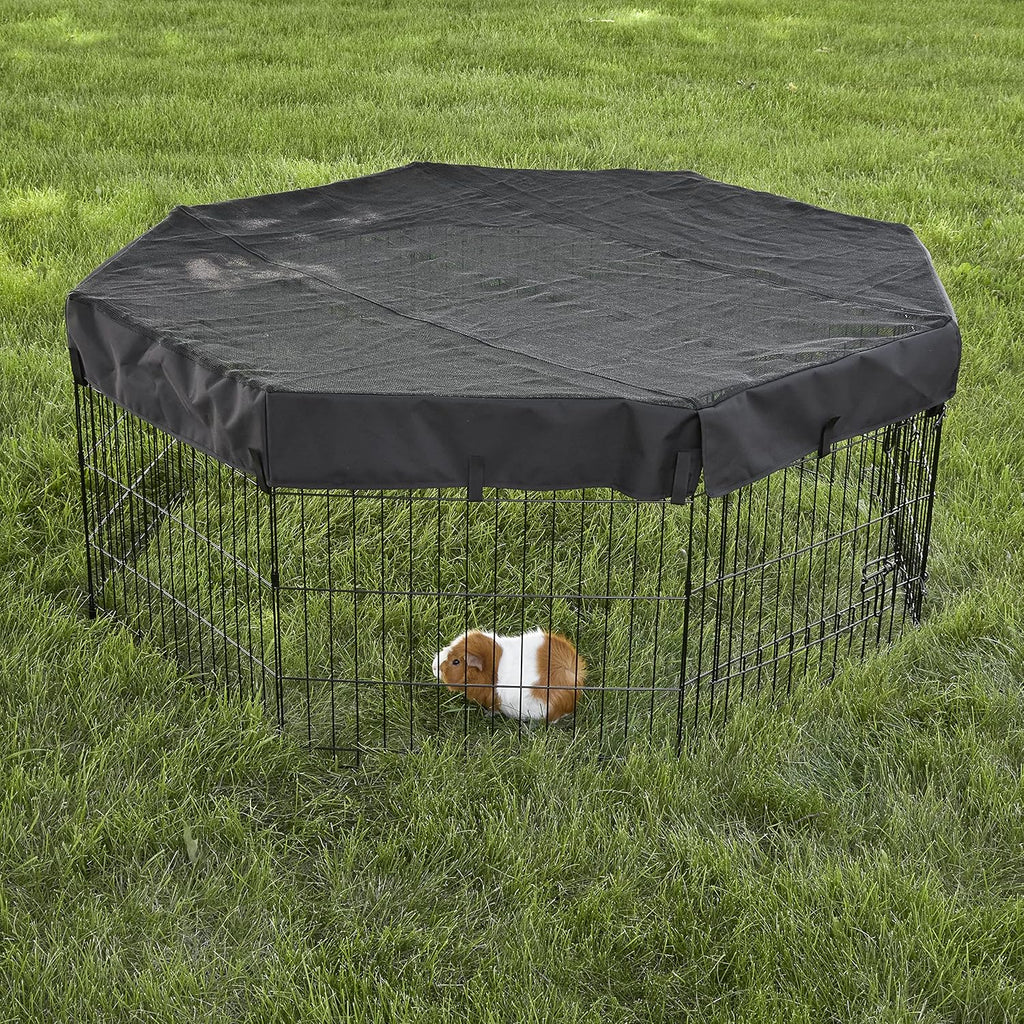 MidWest Homes for Pets Octagon Exercise Pen Fabric Mesh Top