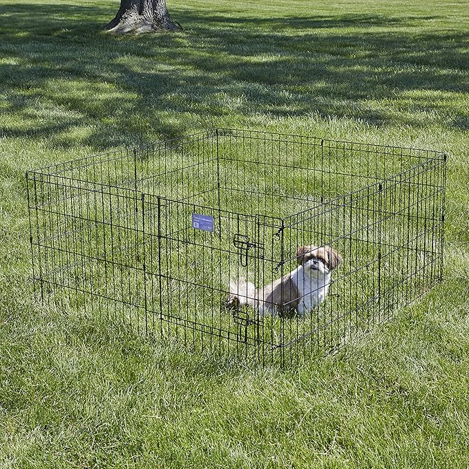 MidWest Homes for Pets Folding Metal Puppy / Dog Exercise Pen, Indoor/Outdoor - Image 2